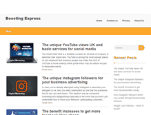 Tablet Screenshot of boostingexpress.com